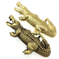 New Arriving Crocodile Design Luxury Solid Brass Belt Buckle 40mm for Men Belt