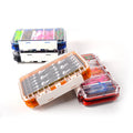 Fishing Lure Box Set Double Sided Layer Multifunctional Storage Box Lead Head Hook Roll Tail Soft Bait Fishing Gear Box