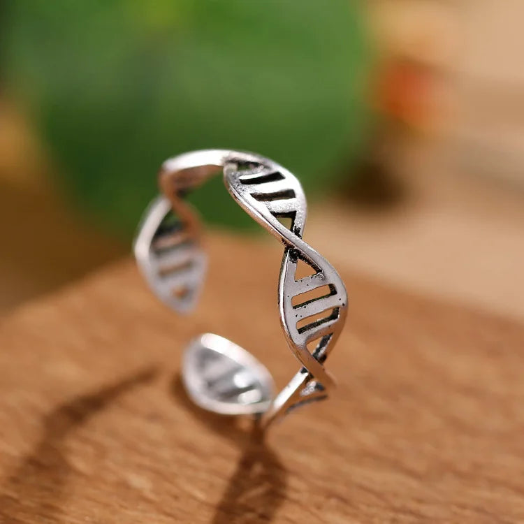 925 Pure Silver Opening Ring Lovely Hollow Fish Retro Pure Silver Ornaments Wholesale Personality Trend