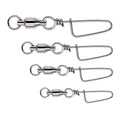 Big Game Super High Strength Stainless Saltwater Corrosion Resistance Fishing Barrel Swivel Ball Bearing Fishing Swivel Snap