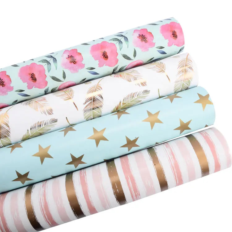 Custom Gift and Flower Wrapping Paper Roll Decorative Gift Wrap