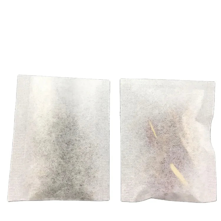 Direct Manufacturer's Recyclable Good Breathability Wood Pulp Tea Packaging Heat Seal Teabags with Varnishing Surface Handling