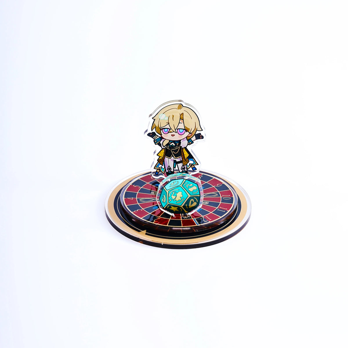 CNAWO Custom Wholesale Anime Keychain Rotating Acrylic Standee UV Printed Metal and Plastic for Digital Photos MegaBDM
