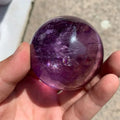 Amethyst Spheres Crystal Quartz Natural Polished Decorative Purple Amethyst Balls for Meditation