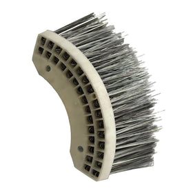 Factory price wire bristles side brush 4 segments sweeper gutter brush for Elgin