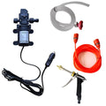 12V Intelligent Copper Nozzle Water Gun Car Wash Home Self-service Car Wash Tool High Pressure Pump
