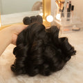 Best Quality Fast Shipping Vietnamese Hair Raw Indian Curly Human Hair Bundles Bone Straight Standard Fumi Hair Burmese Wavy