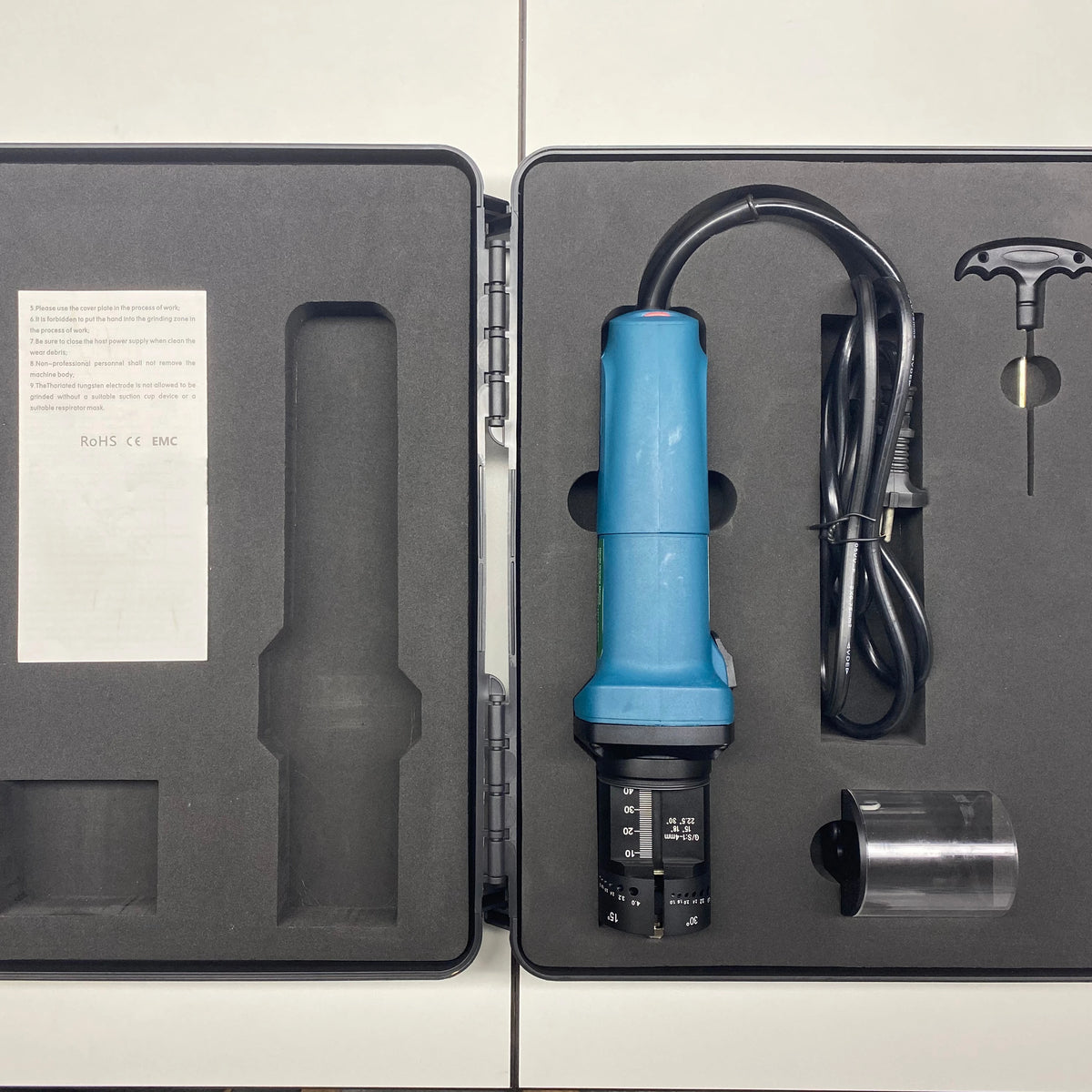 HUARUI Tungsten Electrode Grinder TIG Wedling 1.0mm-4.0mm Portable Type Angle Grinder Machine Tungsten Electrode Sharpener