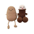 Positive Potato Encouragement Affirmation Card Knit Pickle Doll Toy Crochet Doll Toy Cheer Mothers Day Gift