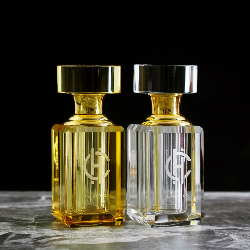Vintage Custom Crystal Empty Perfume Fragrance Oil Attar Bottle for Women