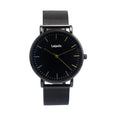 Stainless Steel Mesh Belt Lady Casual Quartz Watch Fashion Black Business OEM Custom Men Quartz Watch