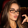 Vintage Rectangle Sunglasses Women 2026 Brand Designer Small Square Anti Blue Light Glasses Retro Fashion Men Leopard Eyeglasses MegaBDM