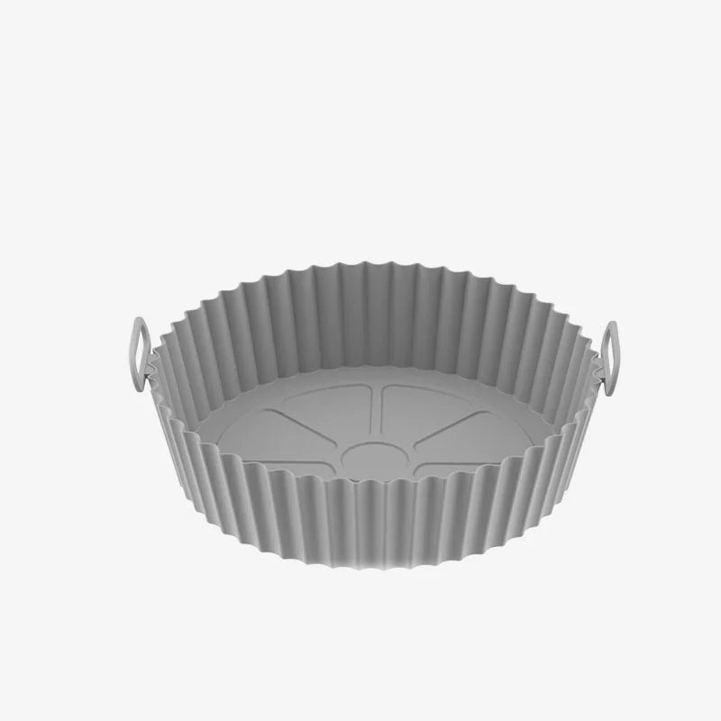 New Food Grade Reusable Non-stick Air Fryer Silicone Basket Liners Baking Tray