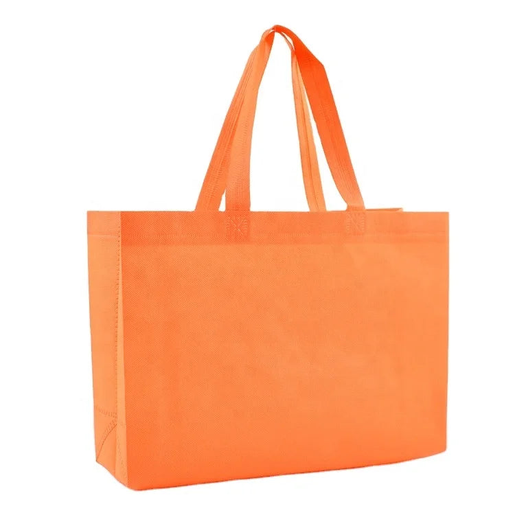 High Quality Large Capacity Non-Woven Tote Reusable Shopping Bags Strong Load Bearing Factory Direct with Letter Pattern
