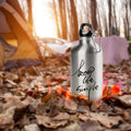 Topjlh Sublimation Aluminum Sports Bottle Food Grade Customized Printed Logo Smooth Normal Cap for Water Boiling Straw Type