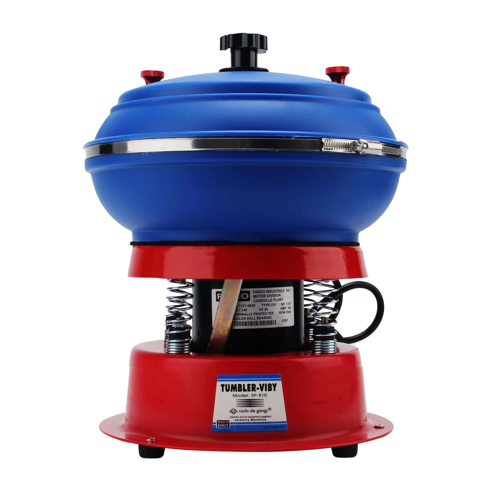 Boasta Hot Selling 8inch Vibration Jewelry Gold Rock Tumbler Polishing Machine Optimization Gemstone Rust Removal Vibratory