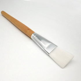 Private Label Wood Handle Soft Hair Facial Mask Applicator Brush Bamboo Mini Mask Brush Beauty Tools
