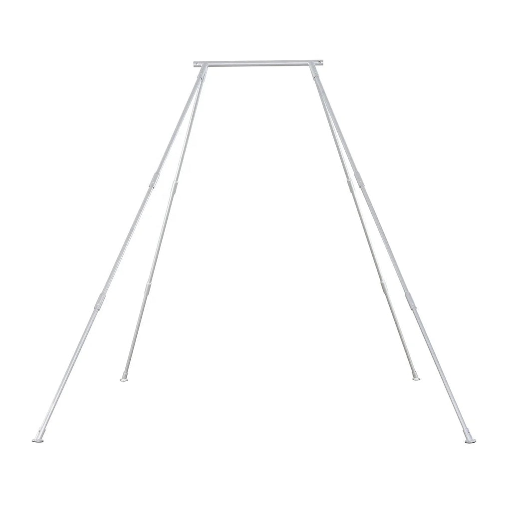 Adjustable Height Aerial Yoga Swing Frame Stand Stainless Steel Fitness Rig for Indoor Outdoor Workout Collapsible Yoga Hammock