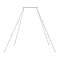 Adjustable Height Aerial Yoga Swing Frame Stand Stainless Steel Fitness Rig for Indoor Outdoor Workout Collapsible Yoga Hammock