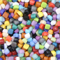 Modern 4.8MM Mini Square Shape Recycled Glass Mosaic Tesserae Loose Mosaic Art Hobbies Craft Material for Room DIY Accessories