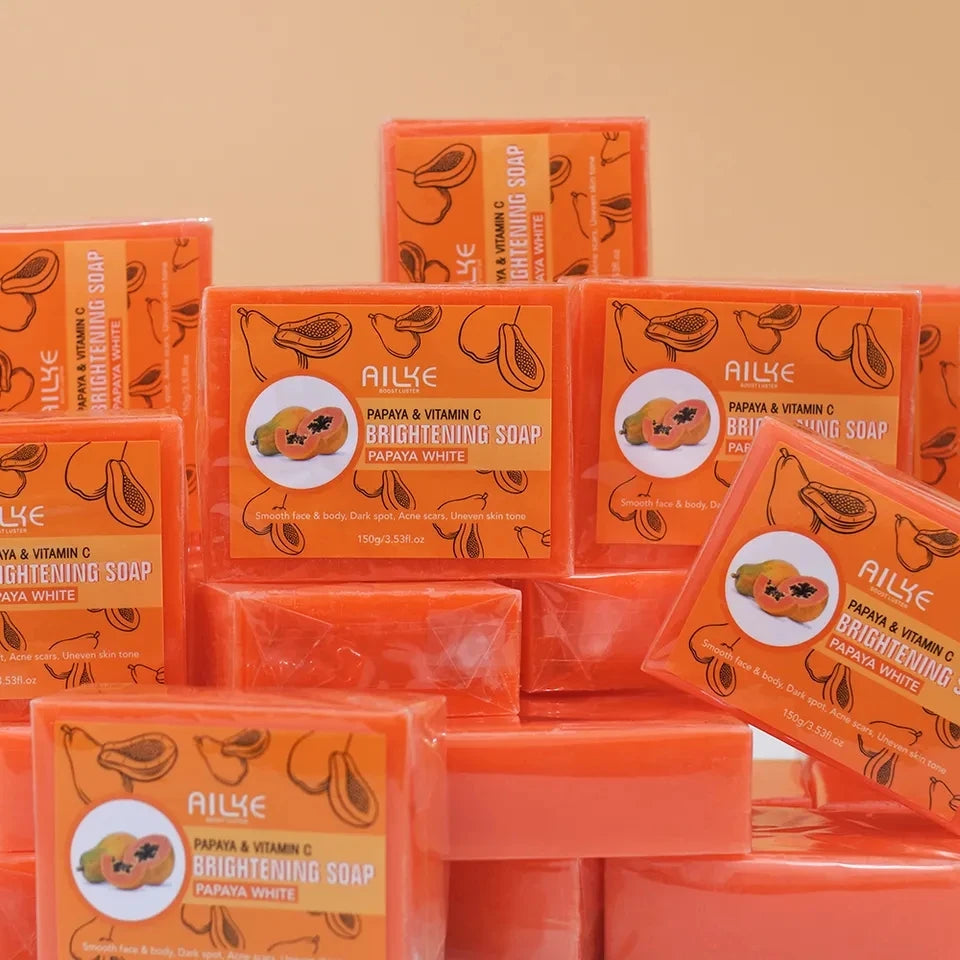 Wholesale Private Label Handmade Organic Papaya Bath Whitening Body Kojic Acid Soap