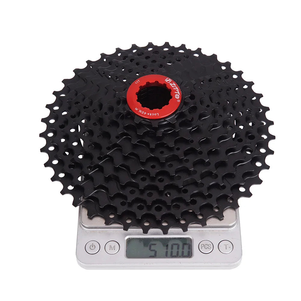 ZTTO Bicycle Parts Durable 9 Speed 11-40T Cassette Black Freewheel 9s K7 Compatible With MTB Mountain Bike M430 M4000 M3000