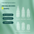 Nailpop Professional Grade Artificial Fingernails Stiletto/Coffin Acrylic Full Matte Soft Gel Beginner-Friendly False Nail Tips