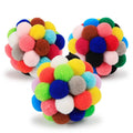 Colorful pet plush toy bells Stretch chew pet supplies interactive cat toy 2023