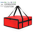 Large Insulated Pizza Carrier Bag 20x20 Food Bag for Personal or Professional Delivery for Beach Use MegaBDM