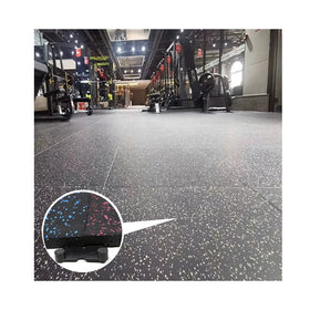 Odourless Elastic Weight Lifting Rubber Gym Mats Floor Tiles