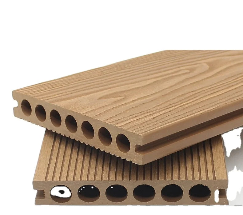 European-Style Anti-Slip Waterproof Wear Resistant Standard Landscape WPC Decking Sheet Hollow Composite Decking Board Patio