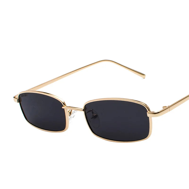 GWTNN OEM Gafas De Sol Hombre Metal Frame Vintage Luxury Sun Glasses Women Small Square Sunglasses Shape