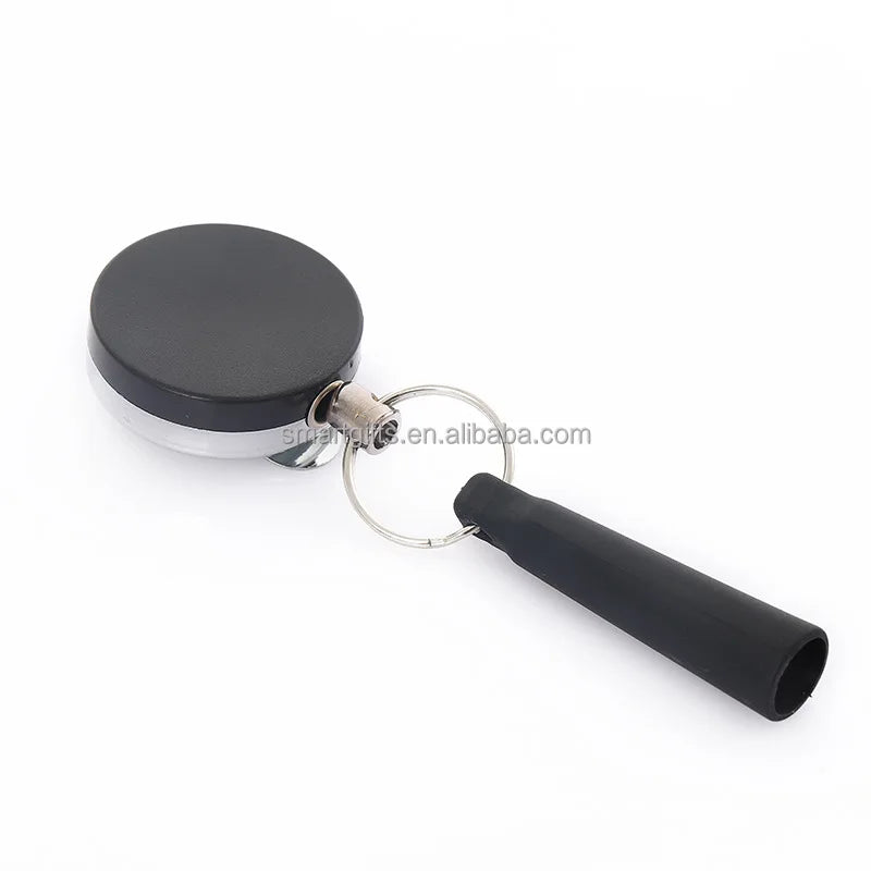 Heavy Duty Metal Retractable Pull Pencil Holder Belt Grip Carpenter Yoyo Clip Pencils Leash Reel Retractable MegaBDM