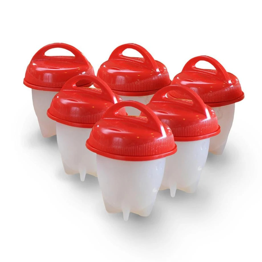 Silicone Hard Cooker Egg Poacher Cup Convenient for Boiling Eggs Without Shell