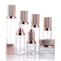Toner Lotions Serum Skin Care 20ml 30ml  40ml 50ml 60ml 80ml 100ml 120ml clear  Glass Bottle and Jar for Cosmetic Packaging