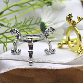 Latest Design Gold & Silver Plated Crystal Ball Bases Gemstone Sphere Display Stand for Room Decoration