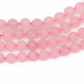 Wholesale Rose Quartz Crystal 6MM 8MM 10MM 12MM Round Stone Loose Beads for Jewelry Making