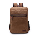 OEM ODM Retro Canvas Backpack Durable Multi-Pocket 15.6 Inch Laptop Rucksack with Custom Logo