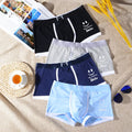 2023 New Men's Underpants Men's Underwear Cotton Boxers Boxers Young Personality Trend Breathable Comfortable Boys' Shorts