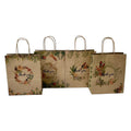 KUAIMA White Kraft Paper Bags Custom With Your Own Logo Thank You Bags Wedding Gift for Party Favors Baby Shower Christmas