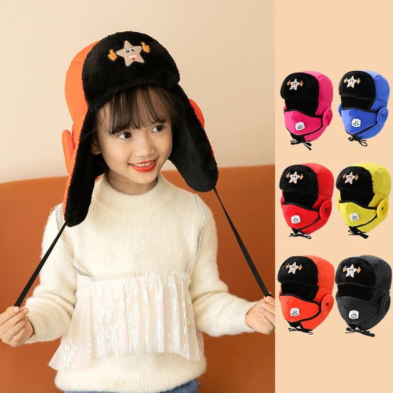 Thick Winter Outdoor Children Warmth Winter Hat Cap