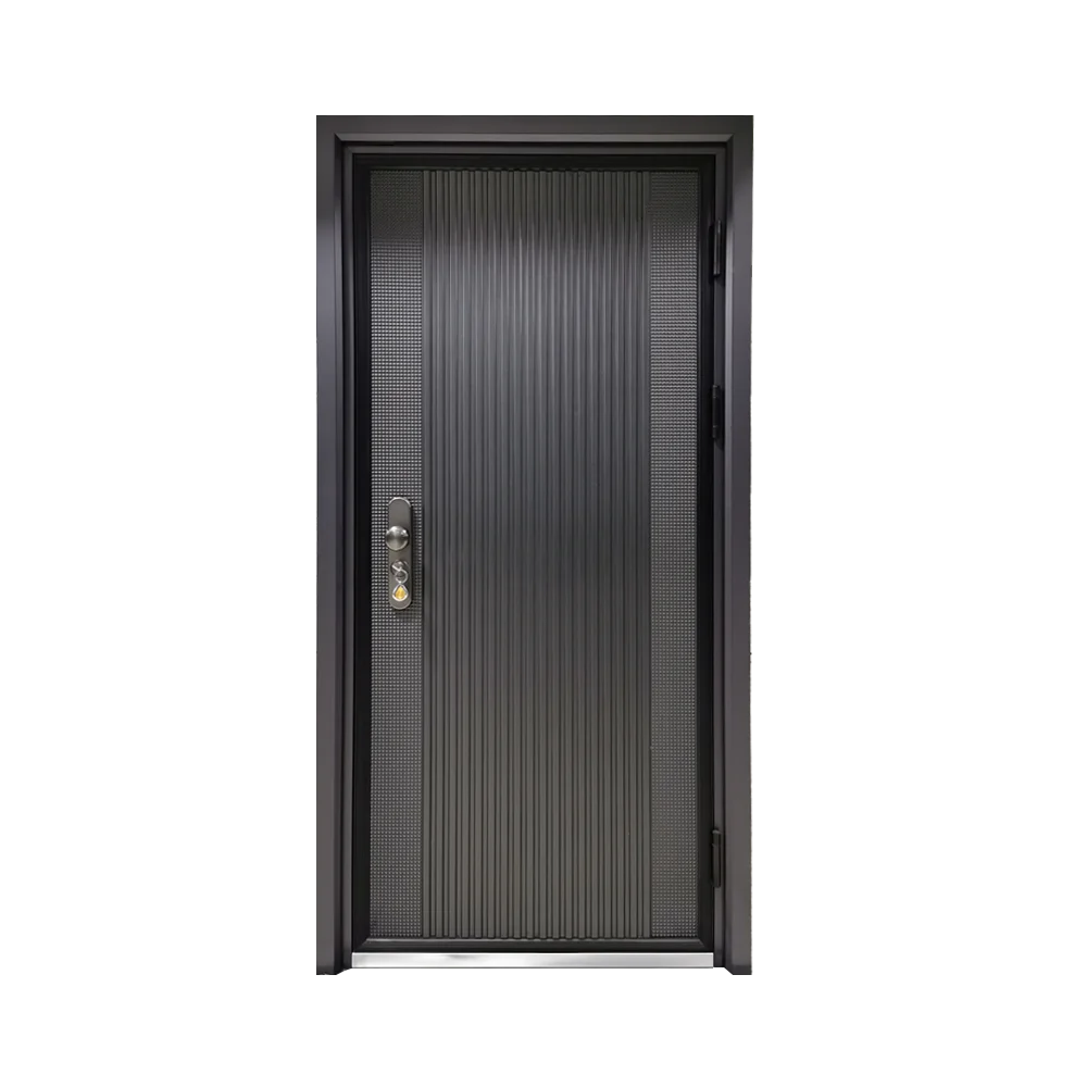2025 Zonle Hot Sales China Turkish Entrance Metal Exterior Metal Stainless Steel Door Design