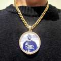 Hot Sale Custom Picture Necklace Personalized Picture Chains for Men Photo Necklaces Hip Hop Jewelry