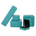 New Luxury Dubai Jewelry Box Customized Logo Ring Box with Luxury PU Leather New Fashion Embalagem Joias for Rings
