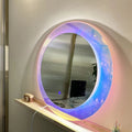 Modern Minimalist Custom Acrylic Mirror Art Wall Decor Plastic Celebrity Photography Tool with Iridescent Lucite Mirror