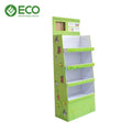 Hot Sale Modern Style Foldable Recycled Cardboard Customizable Display Stand Supports LCD Screen for Garment Shops Floor Rack