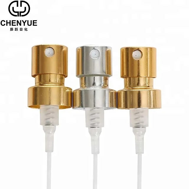 Gold Silver Easy Spray 15mm Aluminum Crimpless Perfume Pump for Perfume Bottle