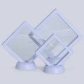 Wholesale 5*5cmDisplay Box  Packaging Cases for Jewelry Black White Acrylic Transparent Jewelry Box