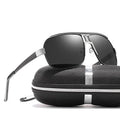 2023 Big Frame Toad Sunglasses Classic Models Driving Glasses Black Frame Metal Men's Polarized Sunglasses
