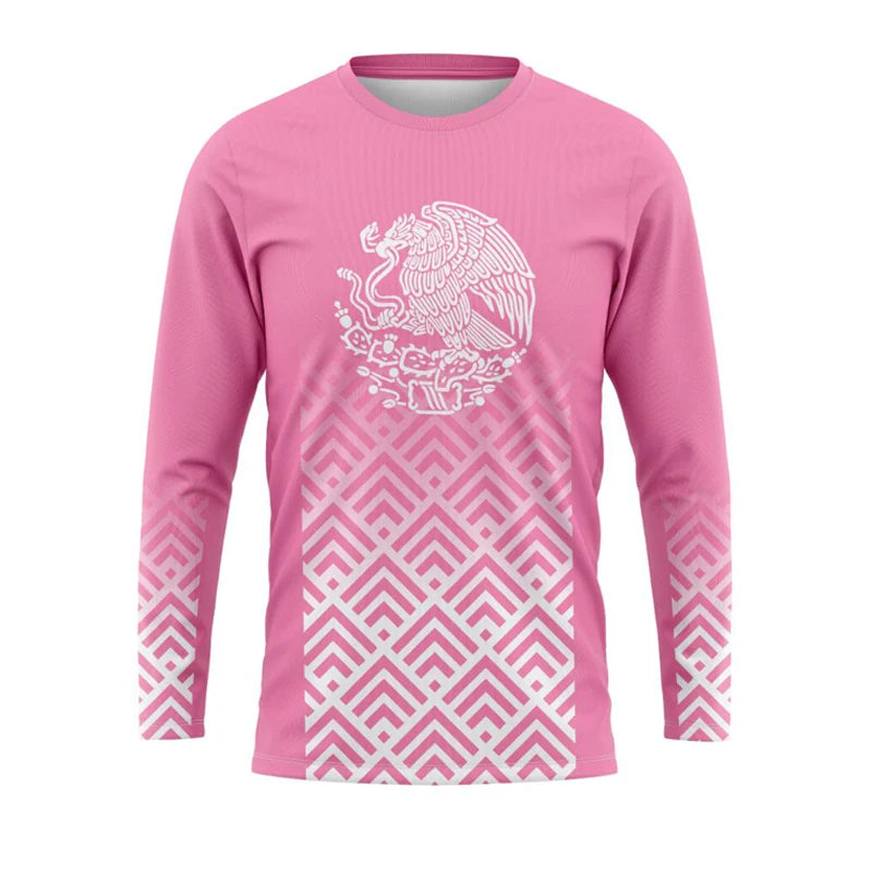 Mexico Women's Motocross Racing Jersey Riding Bike Tshirt Cycling BMX MX Dirt Bike Off-road Mountain Bicycle Jersey for Lady